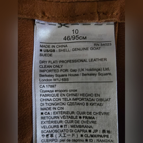 NWT Banana Republic Brown Genuine Goat Suede Dress~Reasonable Offers Only - Picture 11 of 12